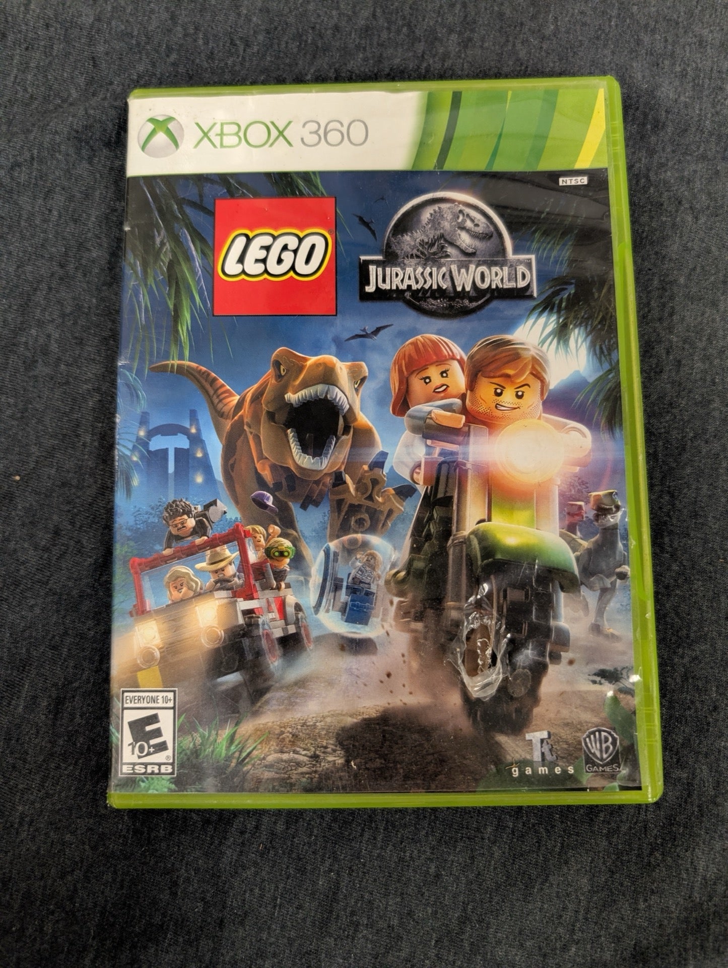 LEGO Jurassic World (Xbox 360) Dinosaur Adventure Damaged Case