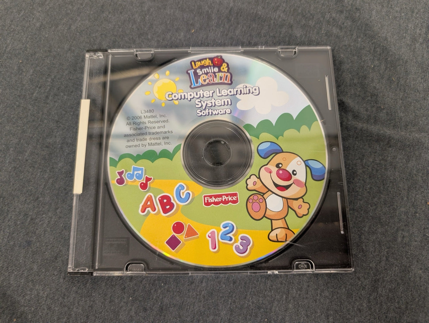 Fisher-Price Laugh & Smile & Learn Computer Learning System Software CD 2006