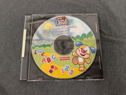 Fisher-Price Laugh & Smile & Learn Computer Learning System Software CD 2006