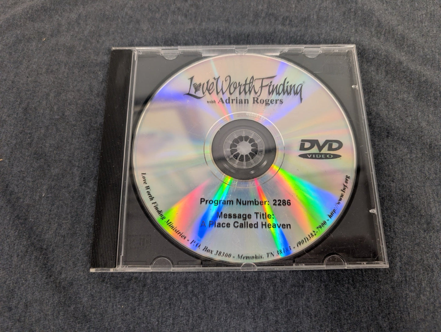 Adrian Rogers Love Worth Finding DVD A Place Called Heaven Sermon 2286 Video