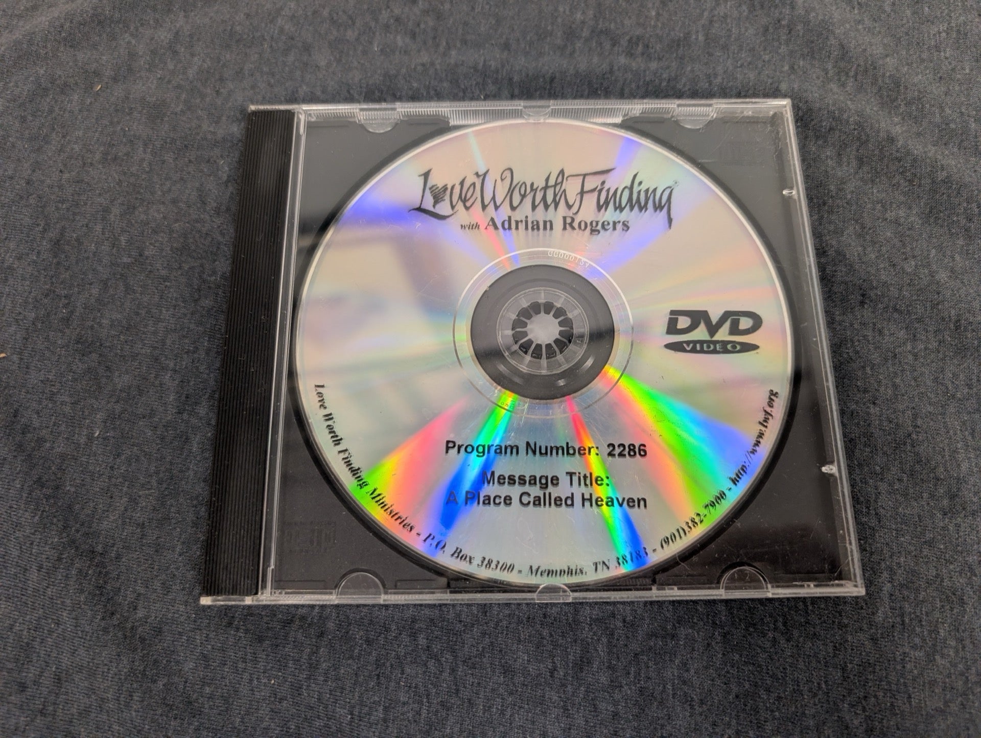Adrian Rogers Love Worth Finding DVD A Place Called Heaven Sermon 2286 Video