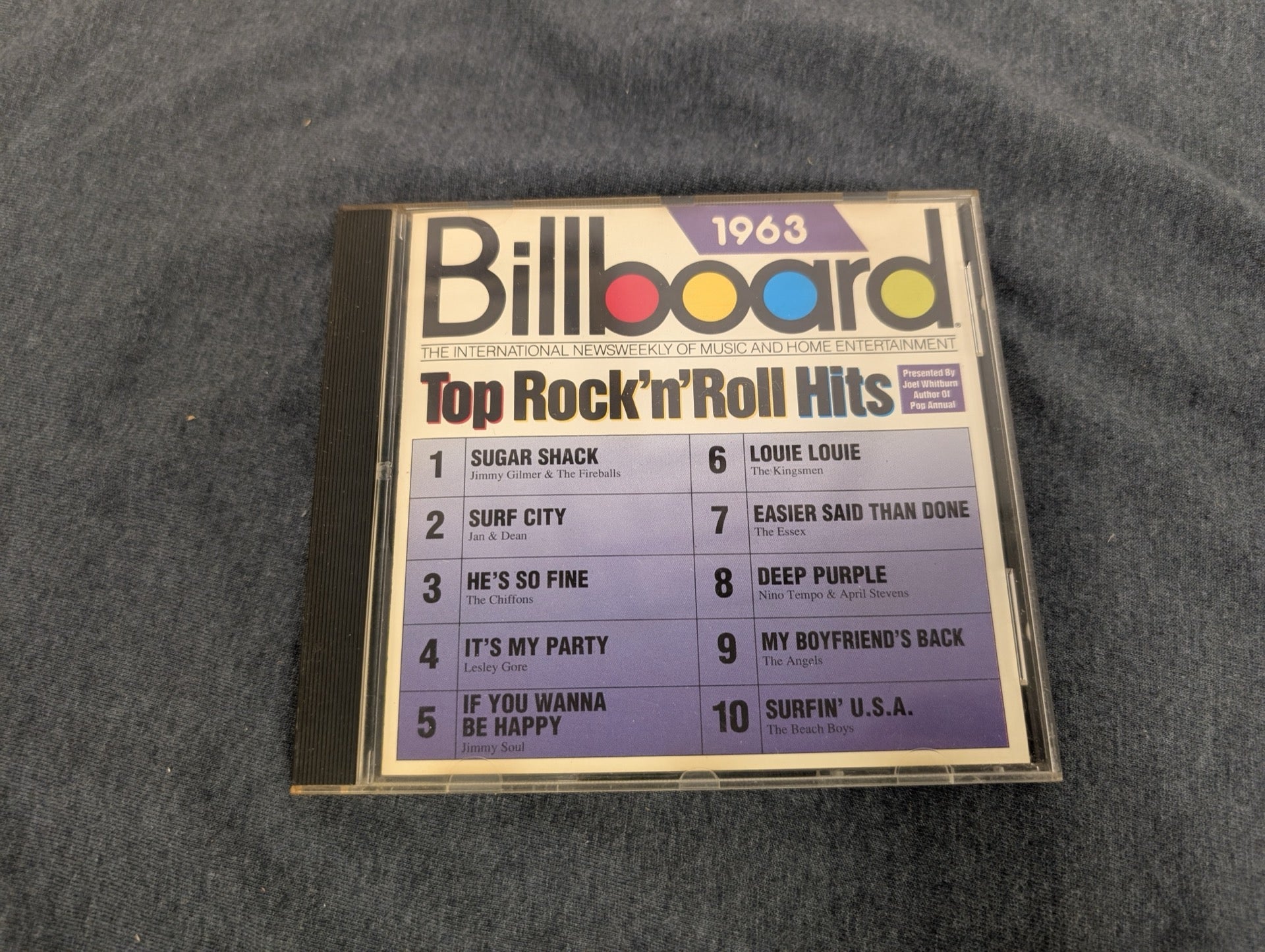 Billboard Top Rock'n'Roll Hits 1963 CD Surf Rock Girl Groups 60s Hits