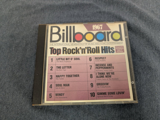 Billboard Top Rock'n'Roll Hits 1967 CD 10 Classic 60s Tracks Rhino Box Tops