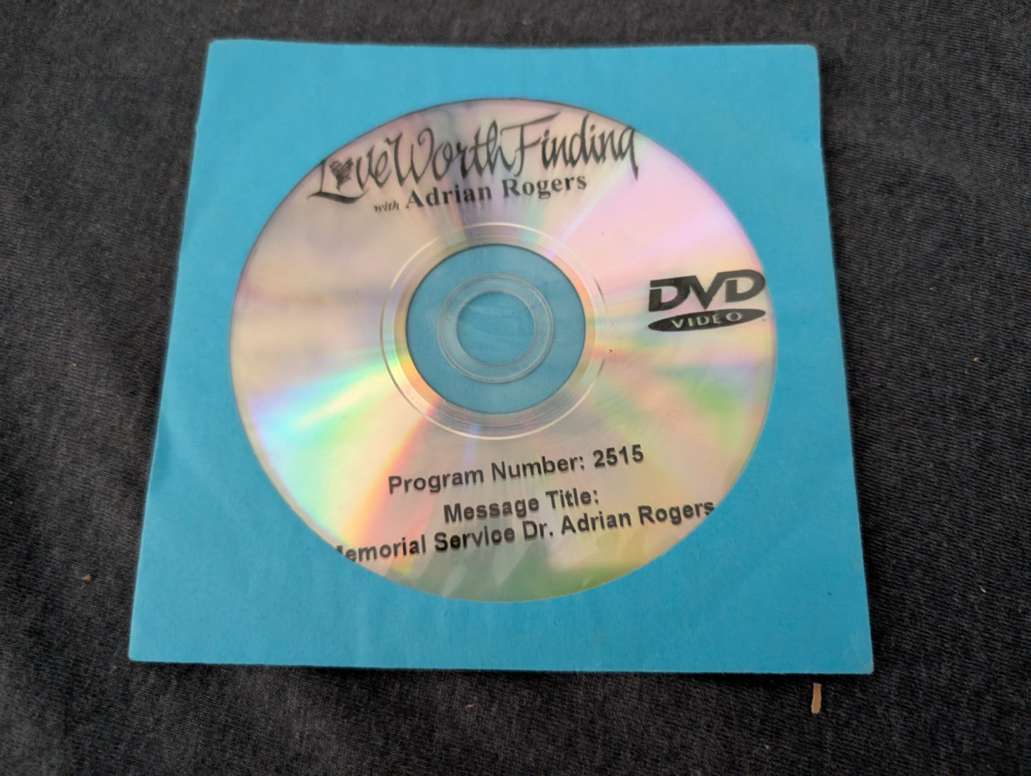Adrian Rogers Memorial Service DVD Love Worth Finding Ministry Tribute Rare