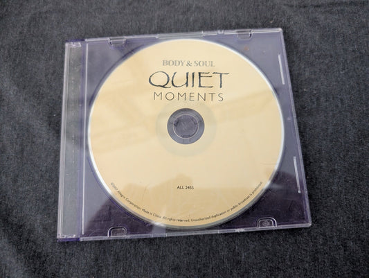 Body & Soul Quiet Moments CD Relaxation Ambient Music Allegro ALL 2455
