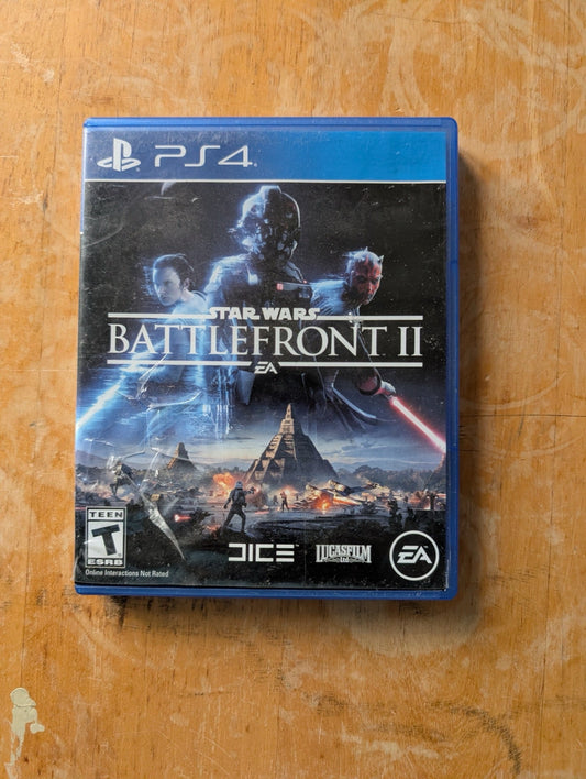 Star Wars Battlefront II (PS4) Shooter Multiplayer Cracked Case
