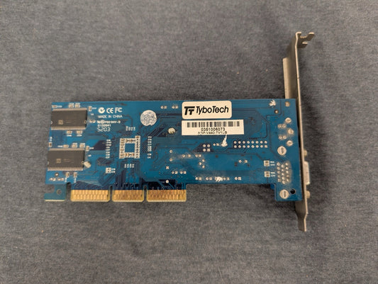 Tybotech NVIDIA GeForce 4 MX 440 64MB AGP Graphics Card AGP-V440-TV1LB Blue PCB