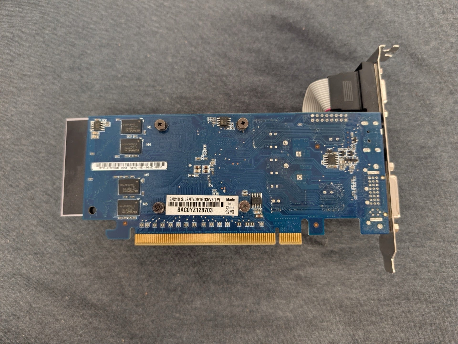 ASUS GeForce 210 Silent 1GB DDR3 PCIe Graphics Card (Card Only View)
