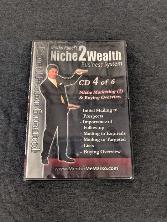 Marko Rubel Niche2Wealth CD 4 Niche Marketing Buying Overview Real Estate