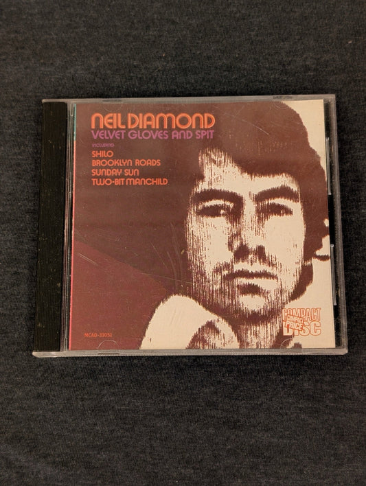 Neil Diamond Velvet Gloves and Spit CD MCA Records Shilo Brooklyn Roads