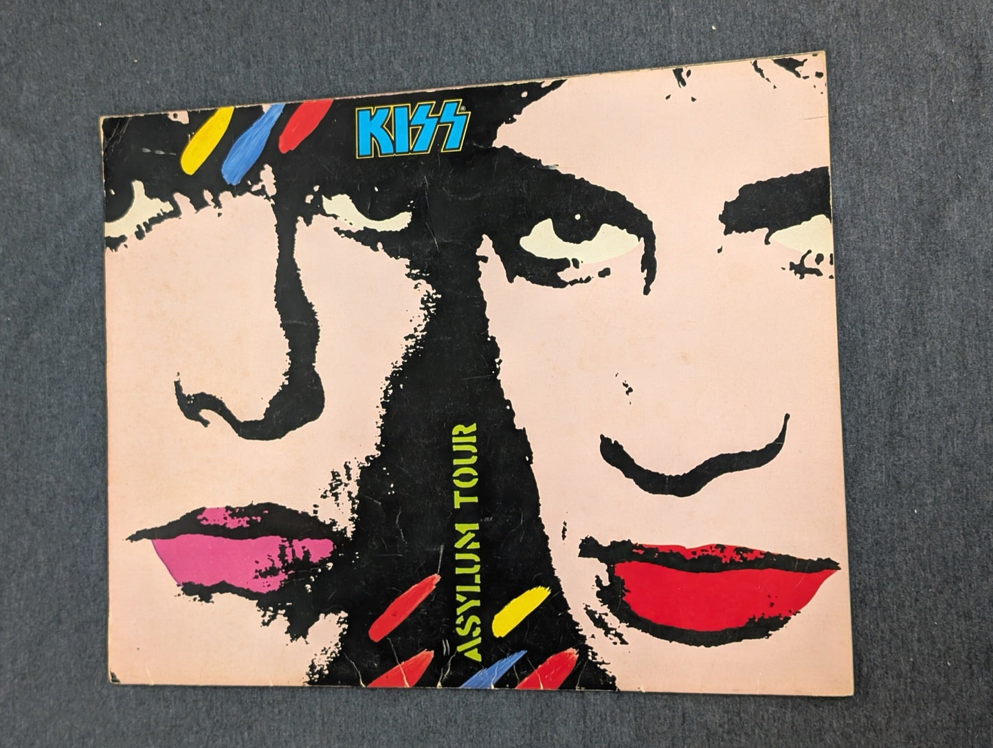 KISS Asylum Tour Program 1985 1986 Concert Book Vintage Gene Simmons Paul Stanley