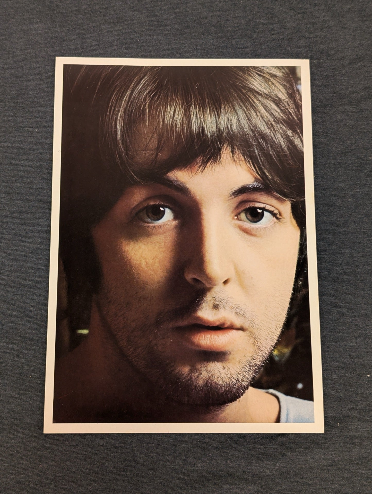 Paul McCartney The Beatles White Album Original Portrait Photo Print Vintage