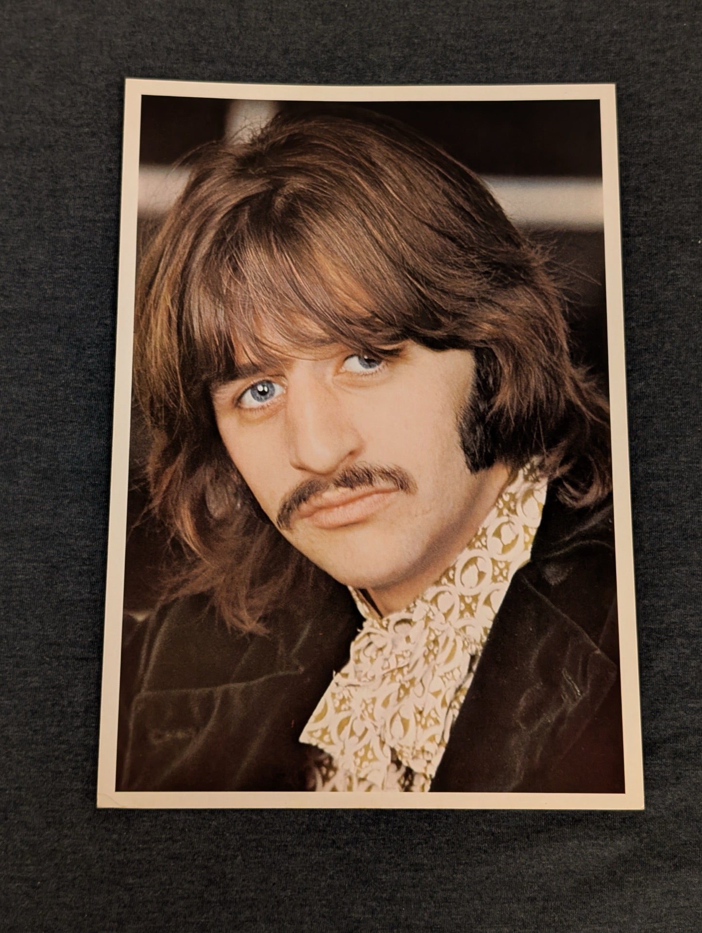 Ringo Starr The Beatles White Album Original Portrait Photo Print Vintage