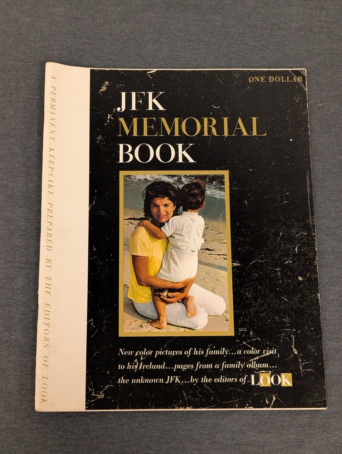 JFK Memorial Book Look Magazine Editors Vintage 1964 John F Kennedy Tribute