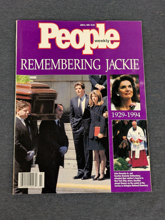 People Weekly Magazine June 6 1994 Remembering Jackie Kennedy Onassis Tribute