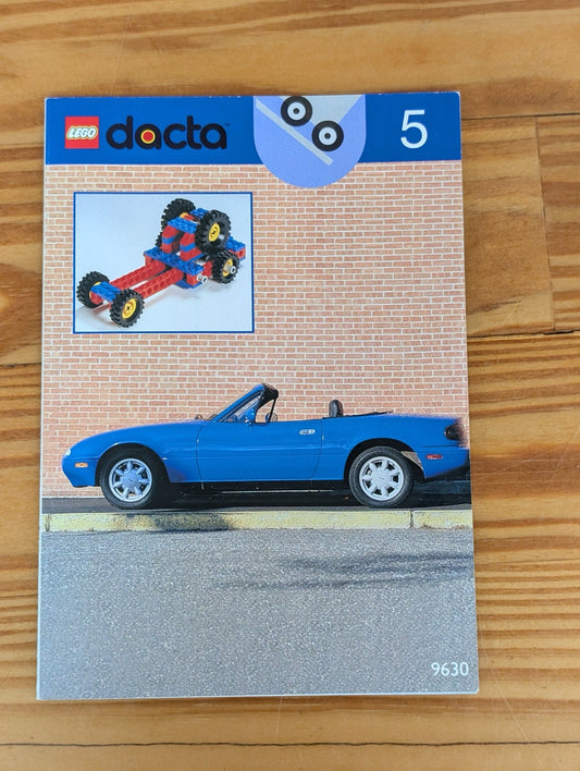 LEGO Dacta 9630 Instruction Card 5 Mechanism Set Vintage Education