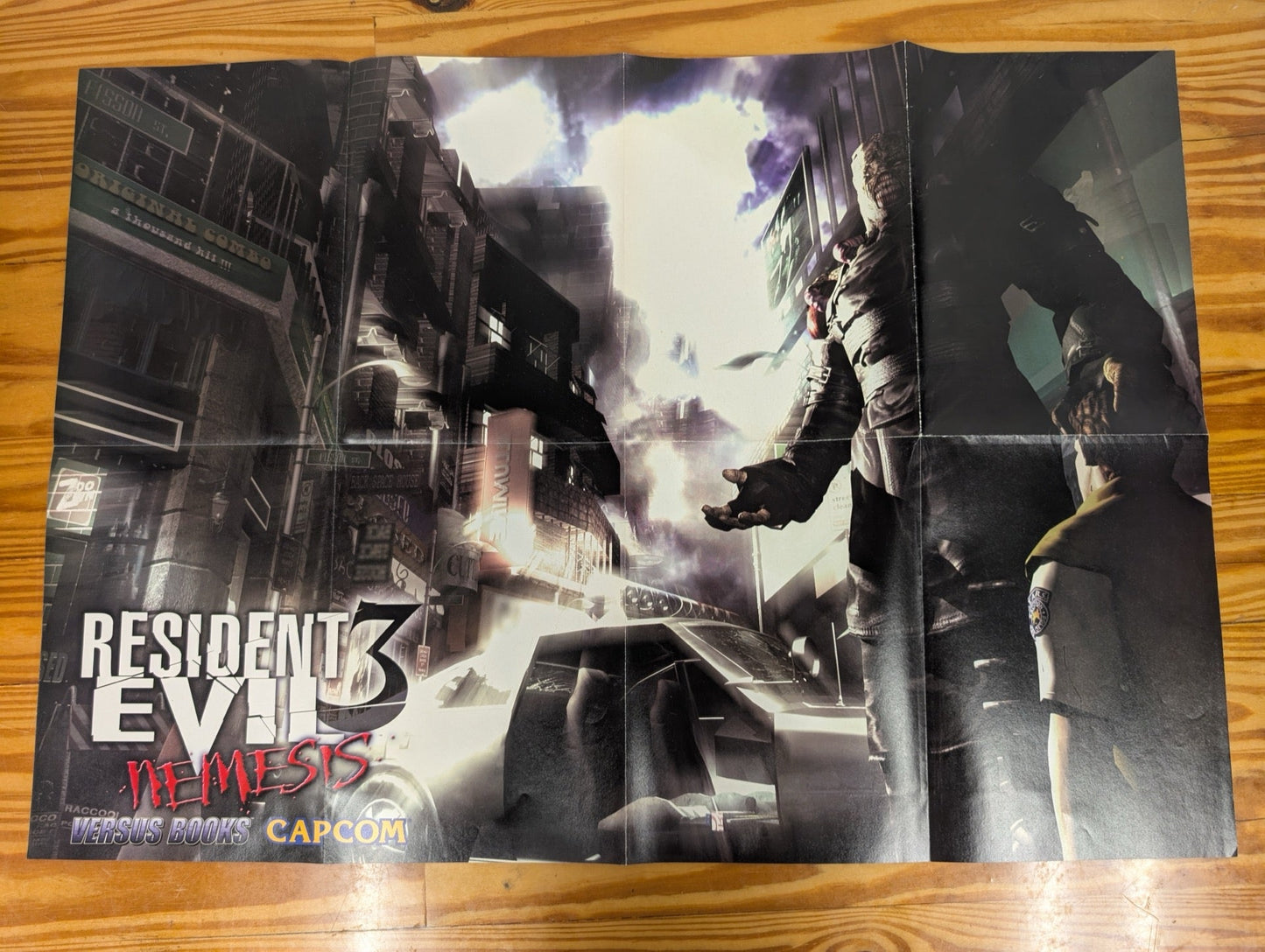 Resident Evil 3 Nemesis Poster Jill Valentine Versus Books Strategy Guide