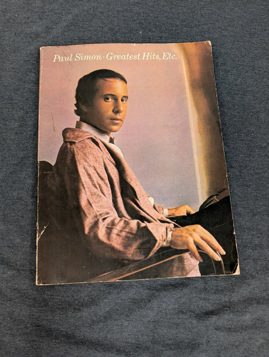 Paul Simon Greatest Hits, Etc. - Vintage Sheet Music Songbook Piano Vocal Guitar