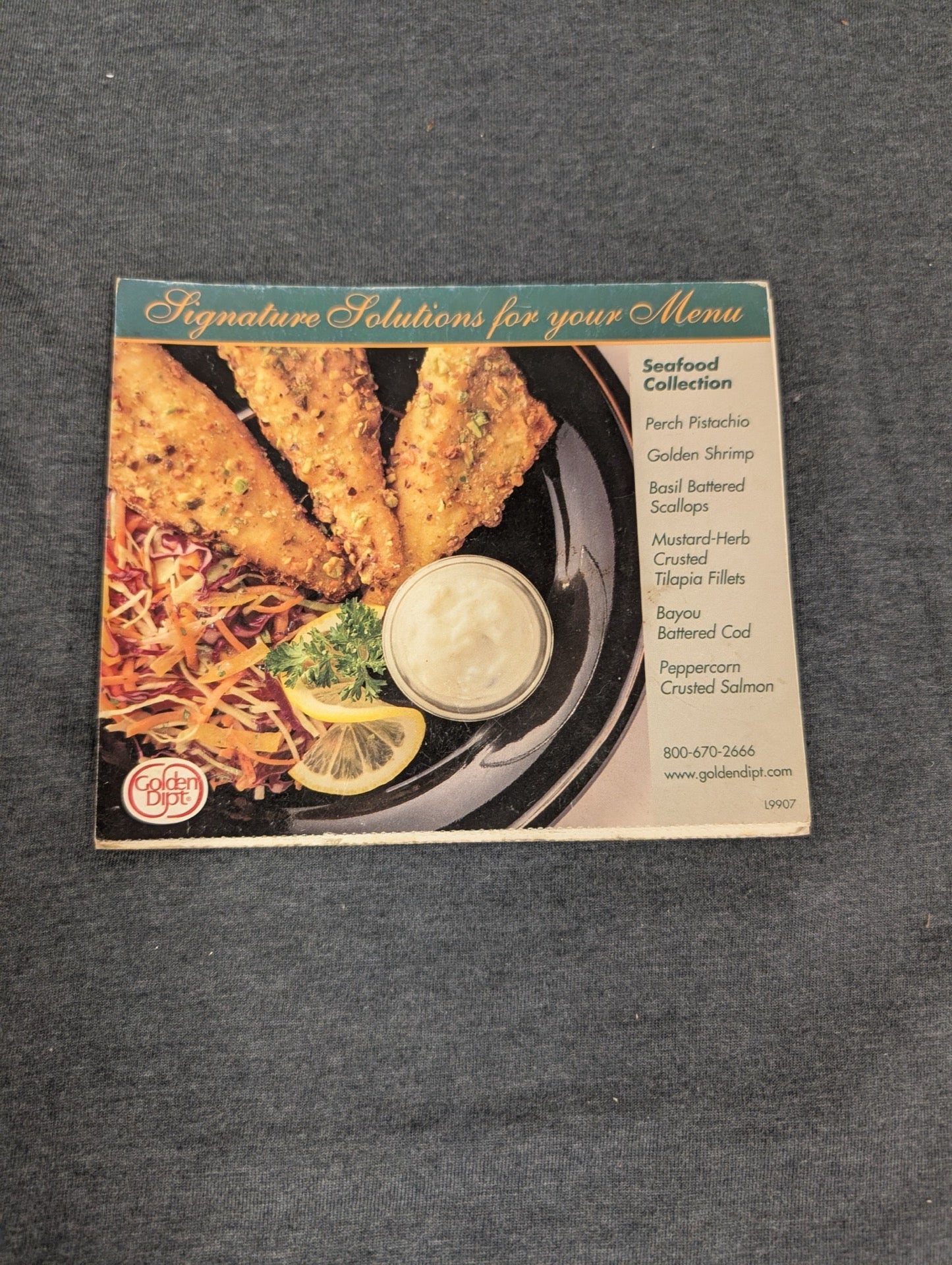 Golden Dipt Signature Solutions for Your Menu - Seafood Recipes Booklet