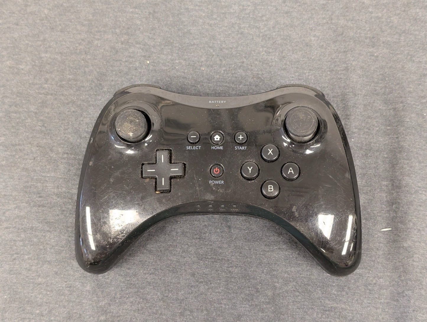 OEM Nintendo Wii U Pro Wireless Controller Black (WUP-005) - Tested & Working