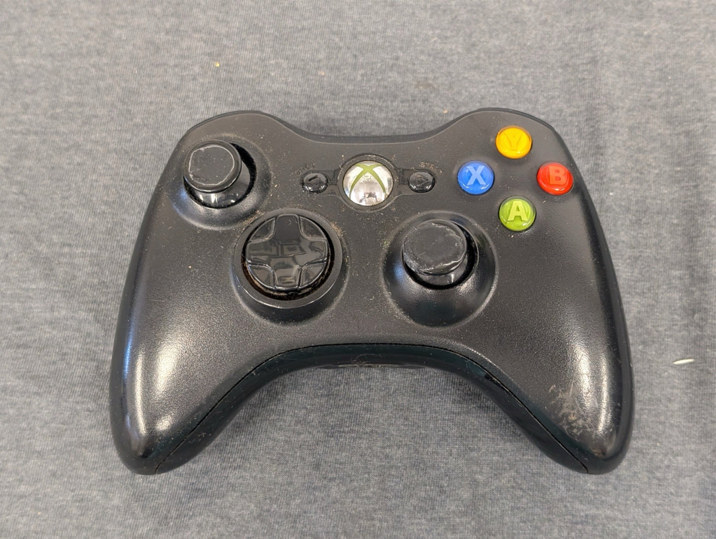 Genuine Microsoft Xbox 360 Wireless Controller Black - Tested Original
