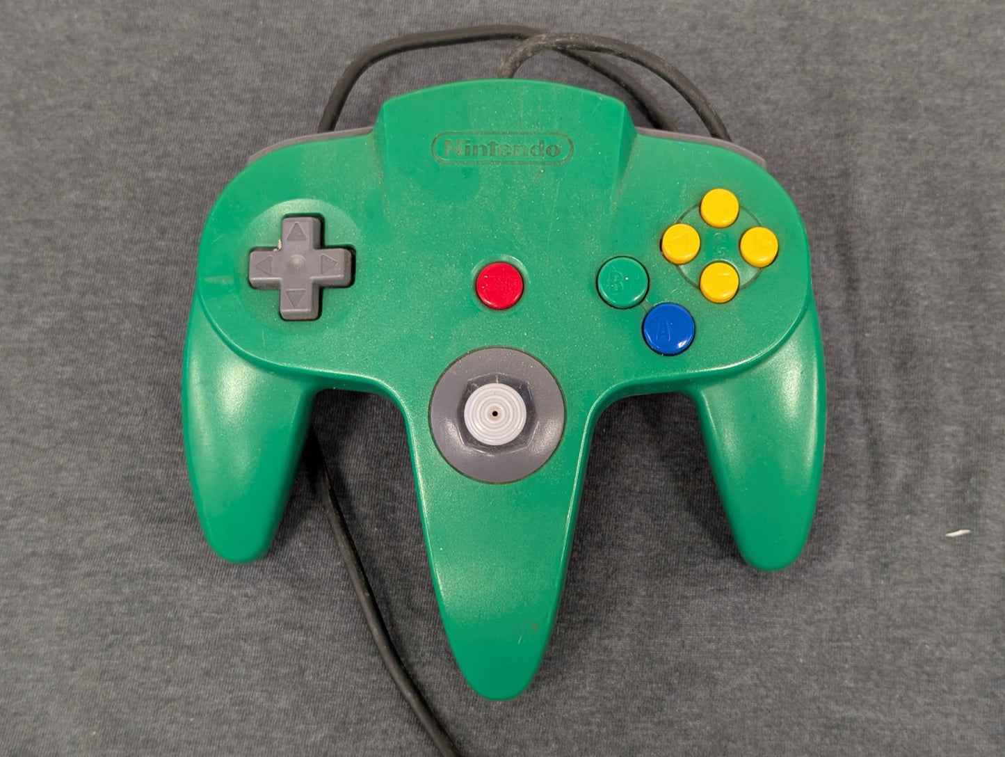 OEM Nintendo 64 Controller Green (NUS-005) - Authentic N64