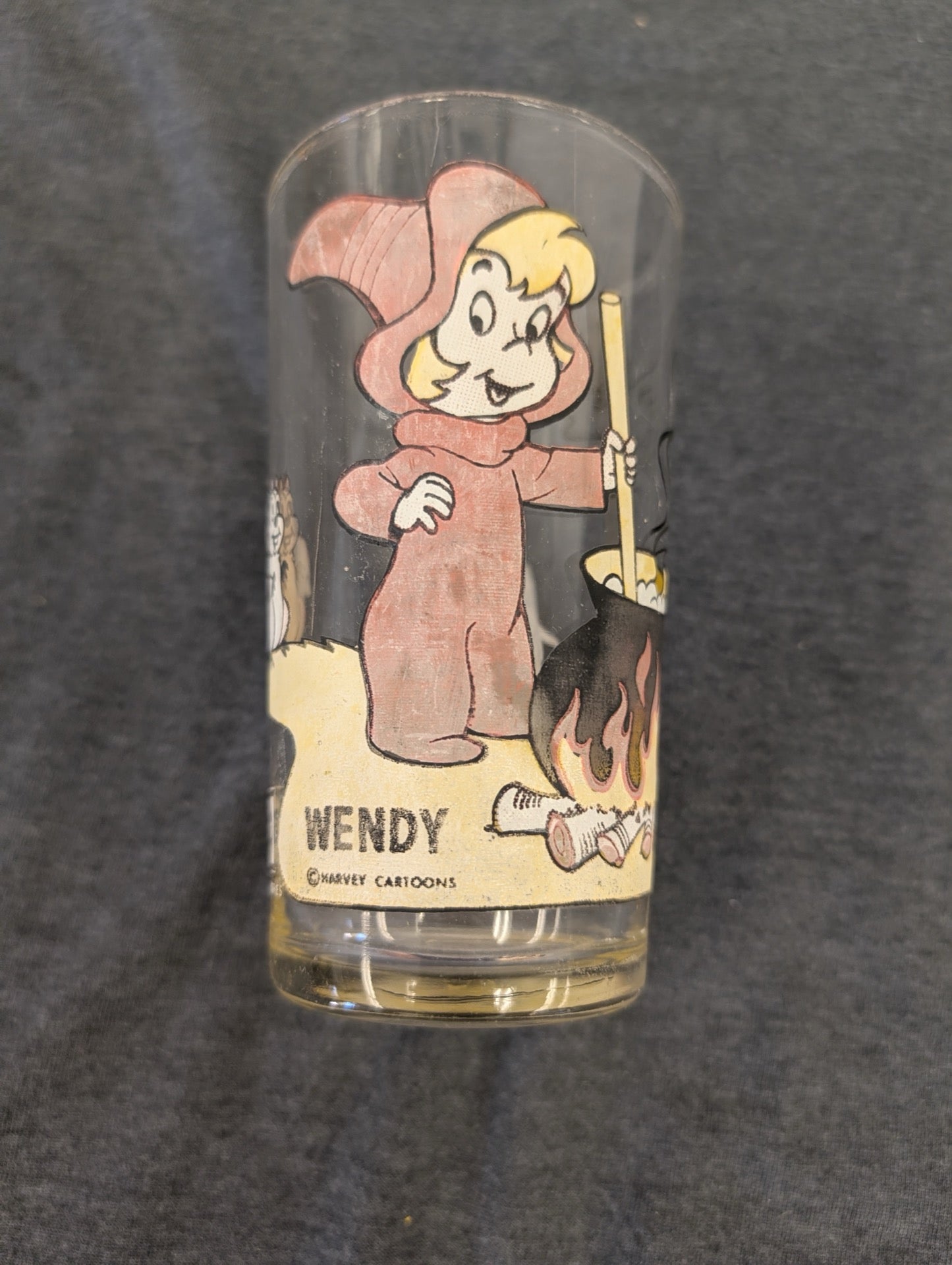 Vintage 1970s Pepsi Collector Series Wendy The Good Little Witch Glass