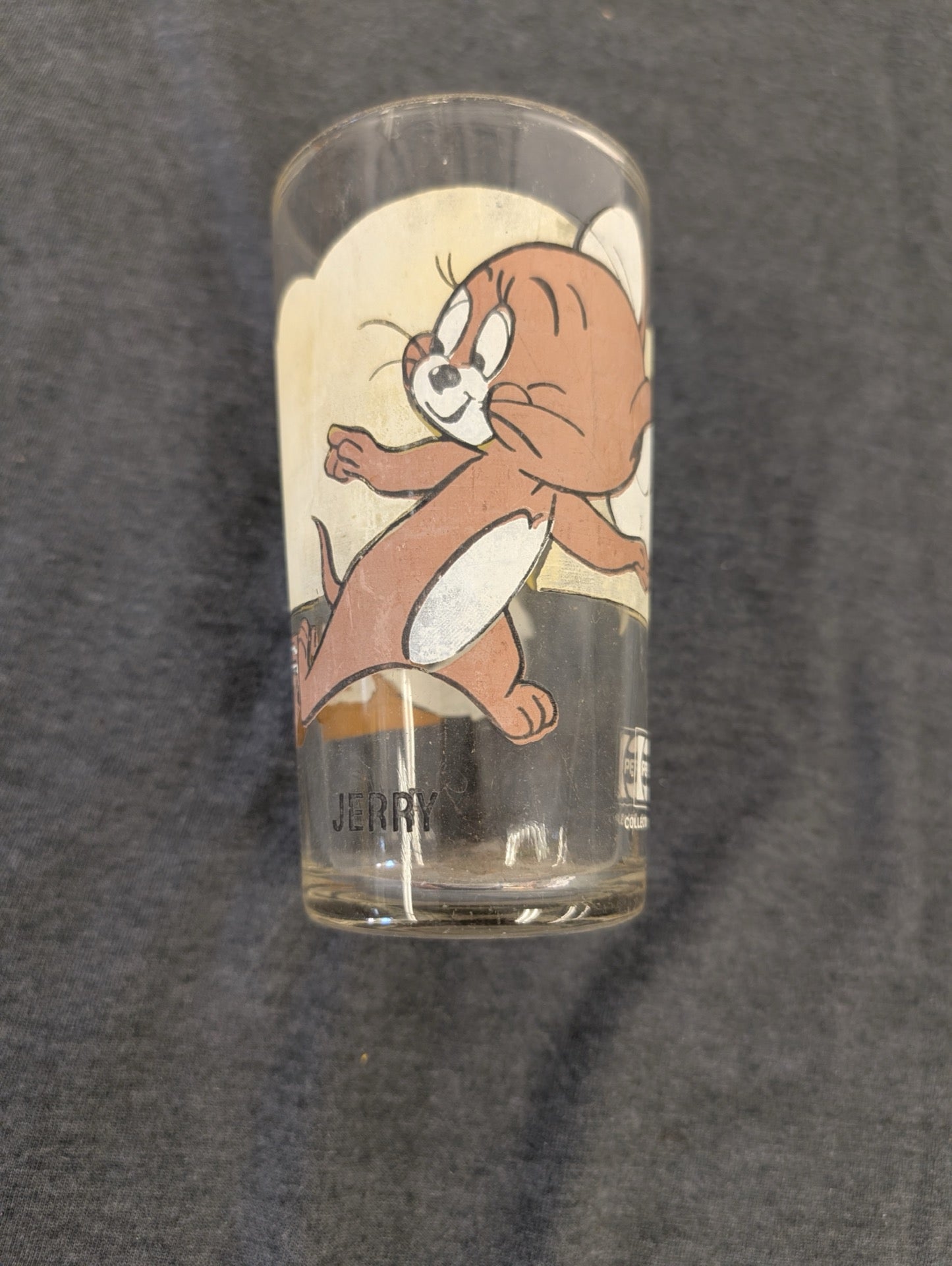 Vintage 1975 Tom and Jerry Pepsi Collector Glass Jerry Mouse