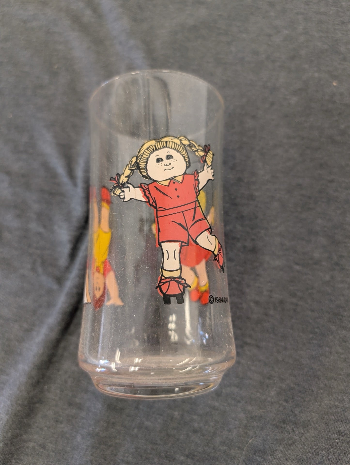 Vintage 1984 Cabbage Patch Kids Glass Girl Jumping Rope OAA