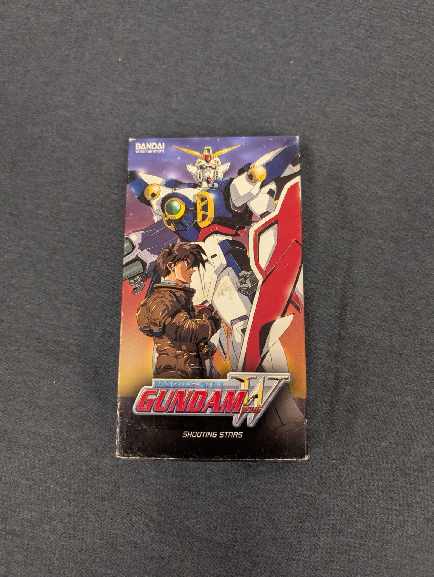Mobile Suit Gundam Wing Shooting Stars VHS Tape Anime Heero Yuy Wing Zero