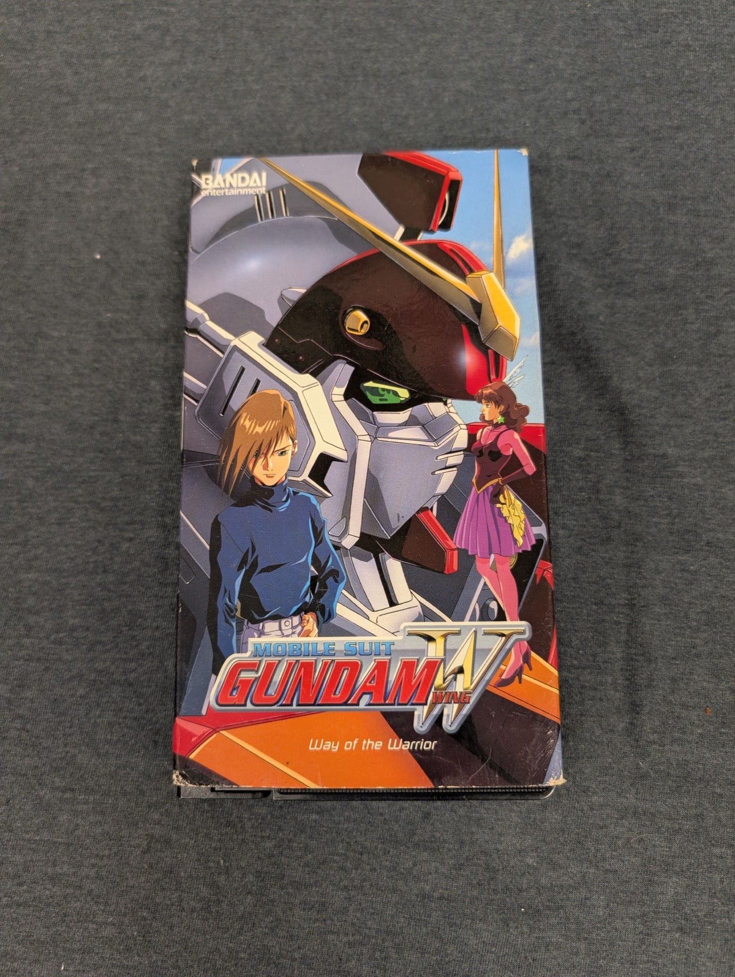 Mobile Suit Gundam Wing Way of the Warrior VHS Tape English Dubbed Anime Bandai
