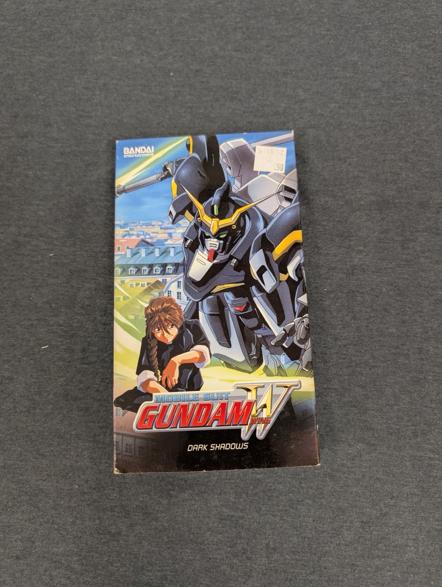 Mobile Suit Gundam Wing Dark Shadows VHS Tape Edited Version Anime Collectible
