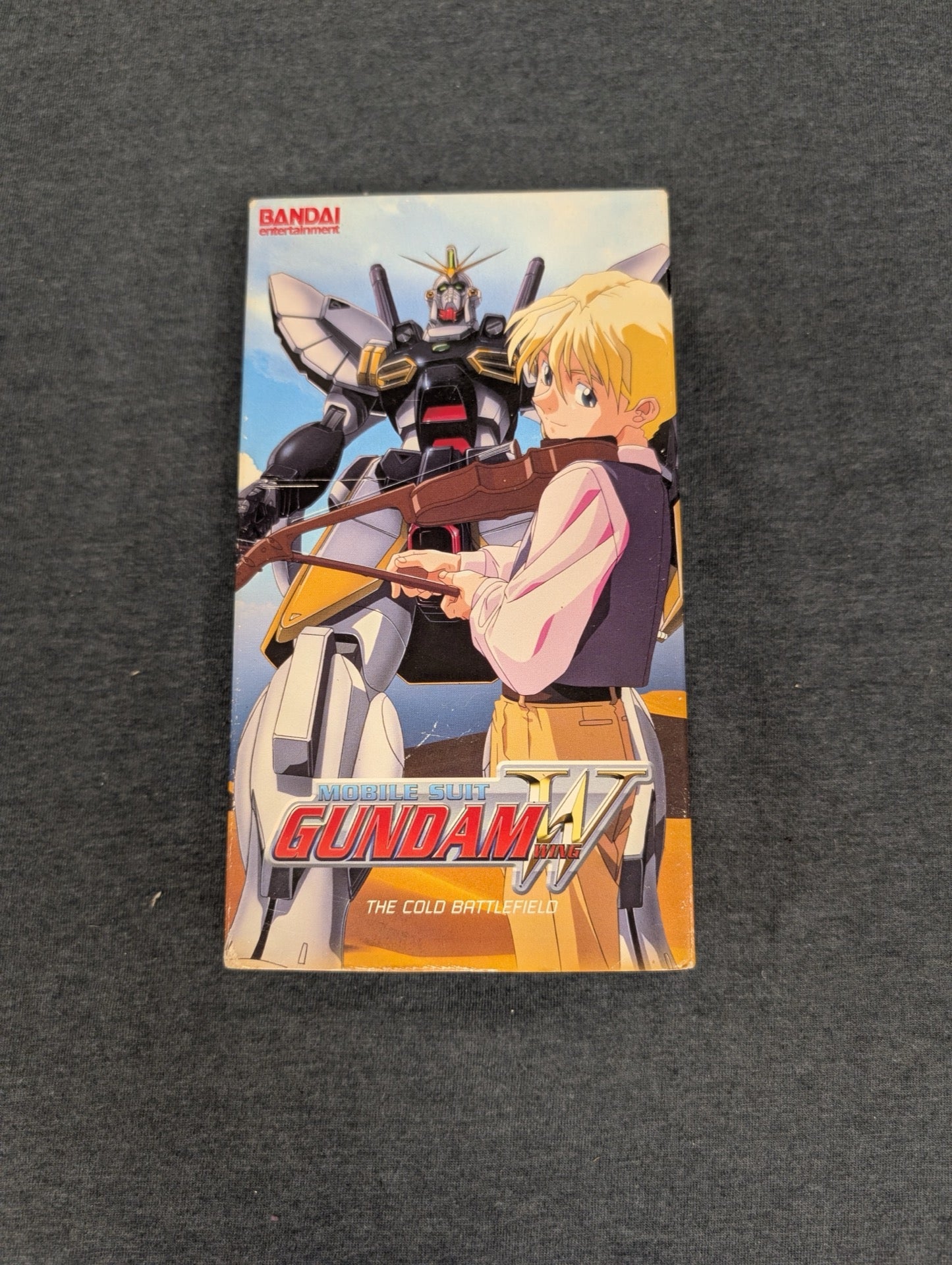 Mobile Suit Gundam Wing The Cold Battlefield VHS Anime Tape Quatre Winner