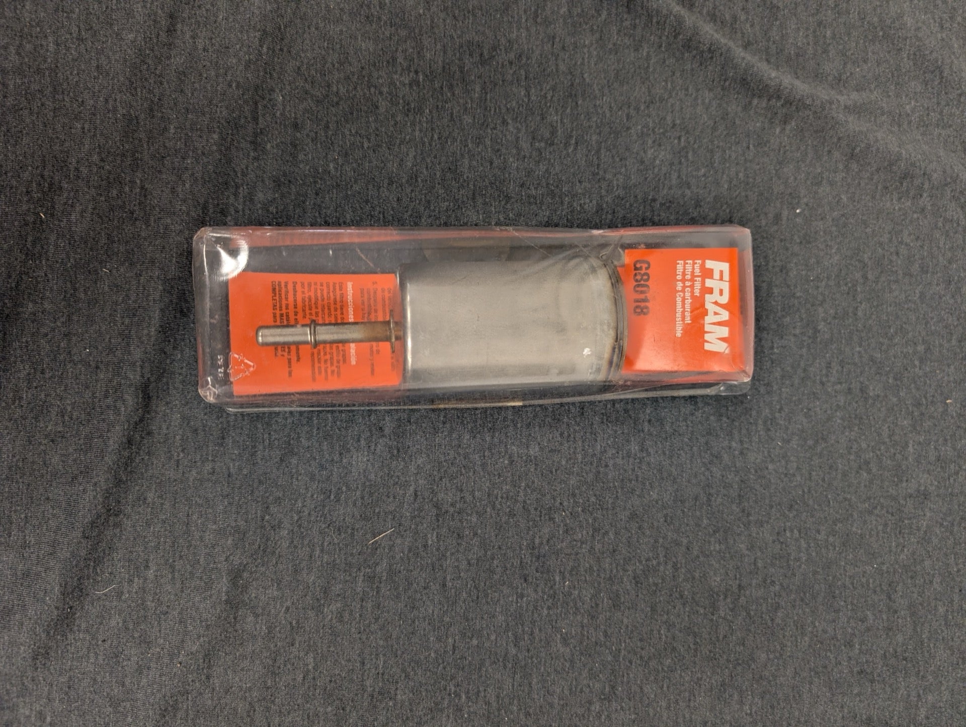 FRAM G8018 In-Line Fuel Filter Metal Body New Sealed Old Stock