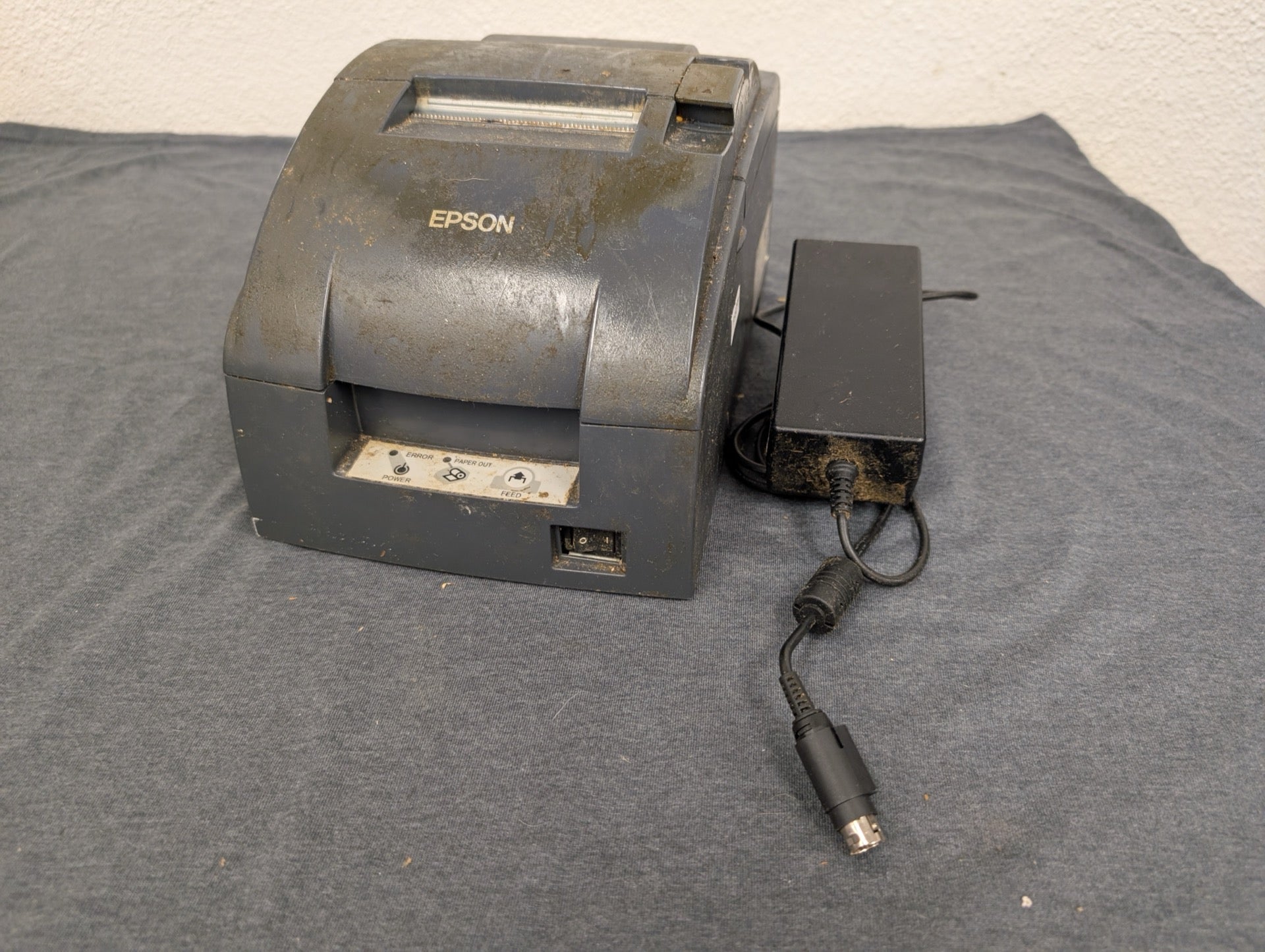 Epson TM-U220B M188B Dot Matrix Impact Receipt Printer Kitchen POS w/ PSU