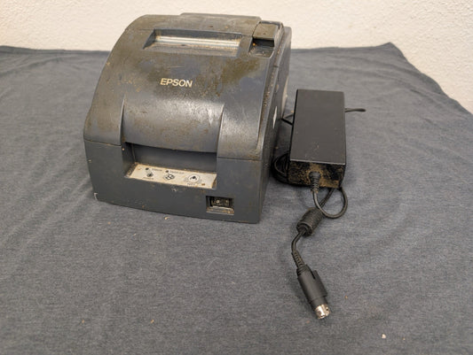 Epson TM-U220B M188B Dot Matrix Impact Receipt Printer Kitchen POS w/ PSU