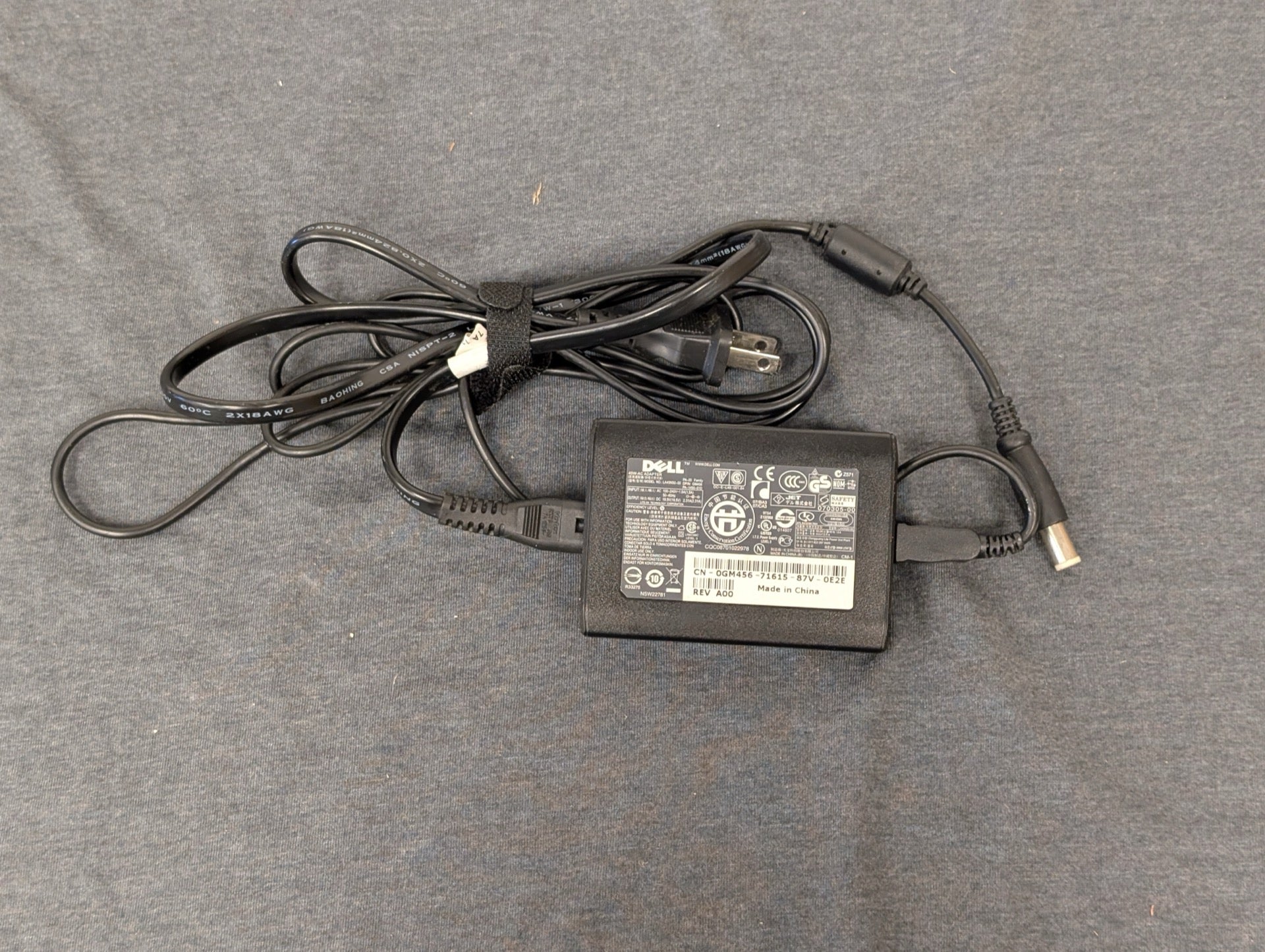 Dell 45W AC Adapter LA45NM140 Small Barrel