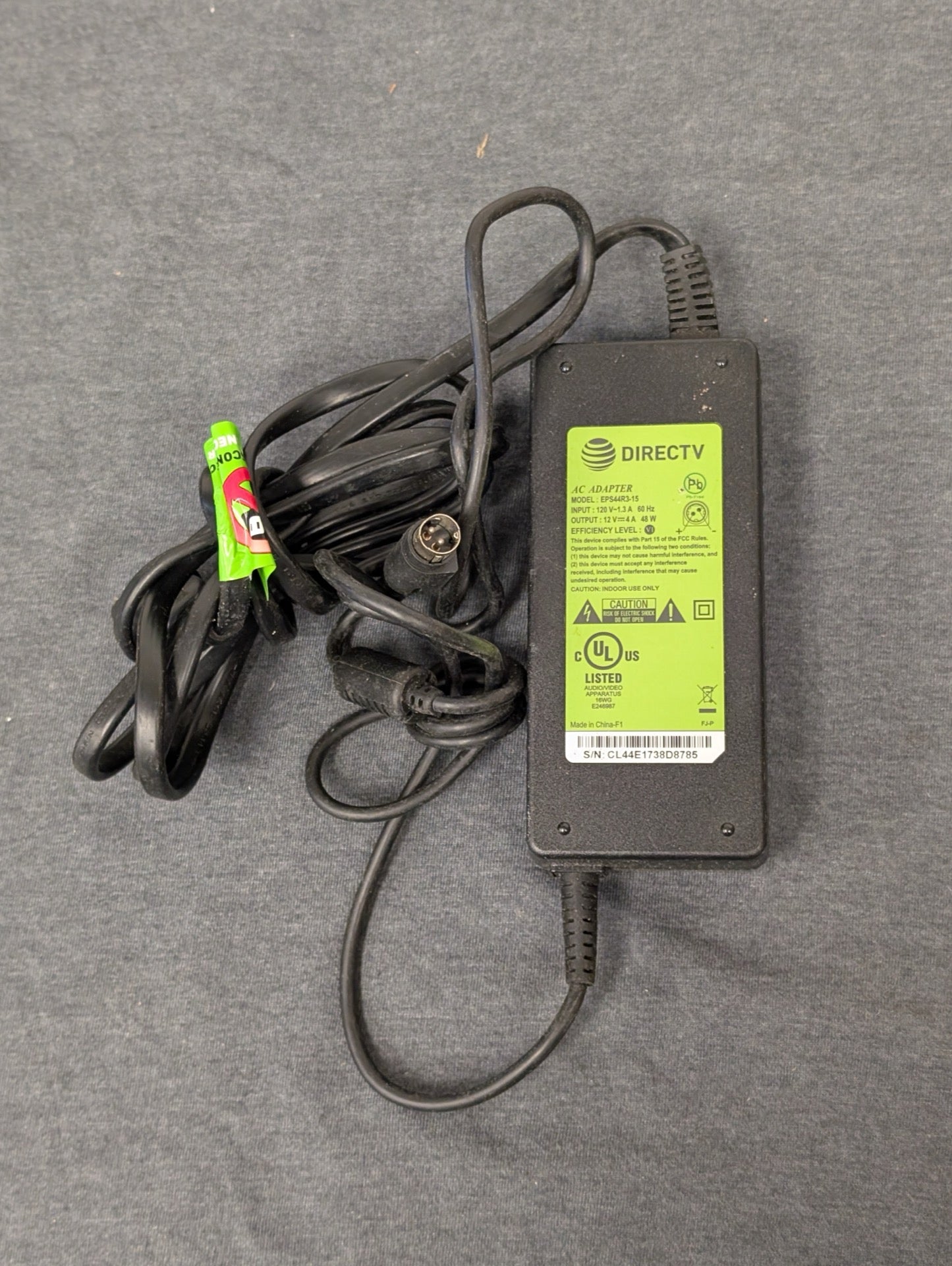 DIRECTV AC Adapter EPS44R3-15 12V Receiver