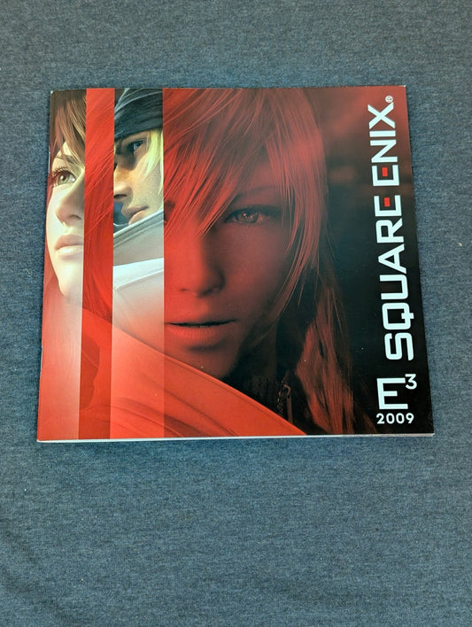Square Enix E3 2009 booklet featuring Lightning from Final Fantasy XIII