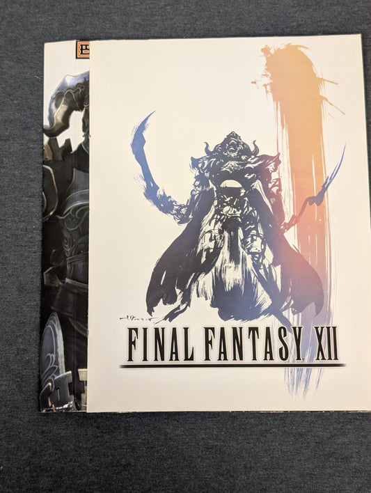 Final Fantasy XII BradyGames strategy guide inner title page art