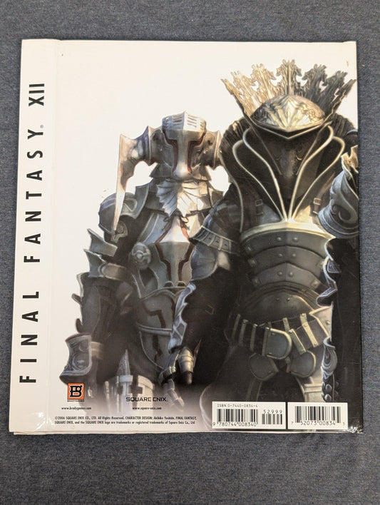 Back cover of the Final Fantasy XII Limited Edition Strategy Guide