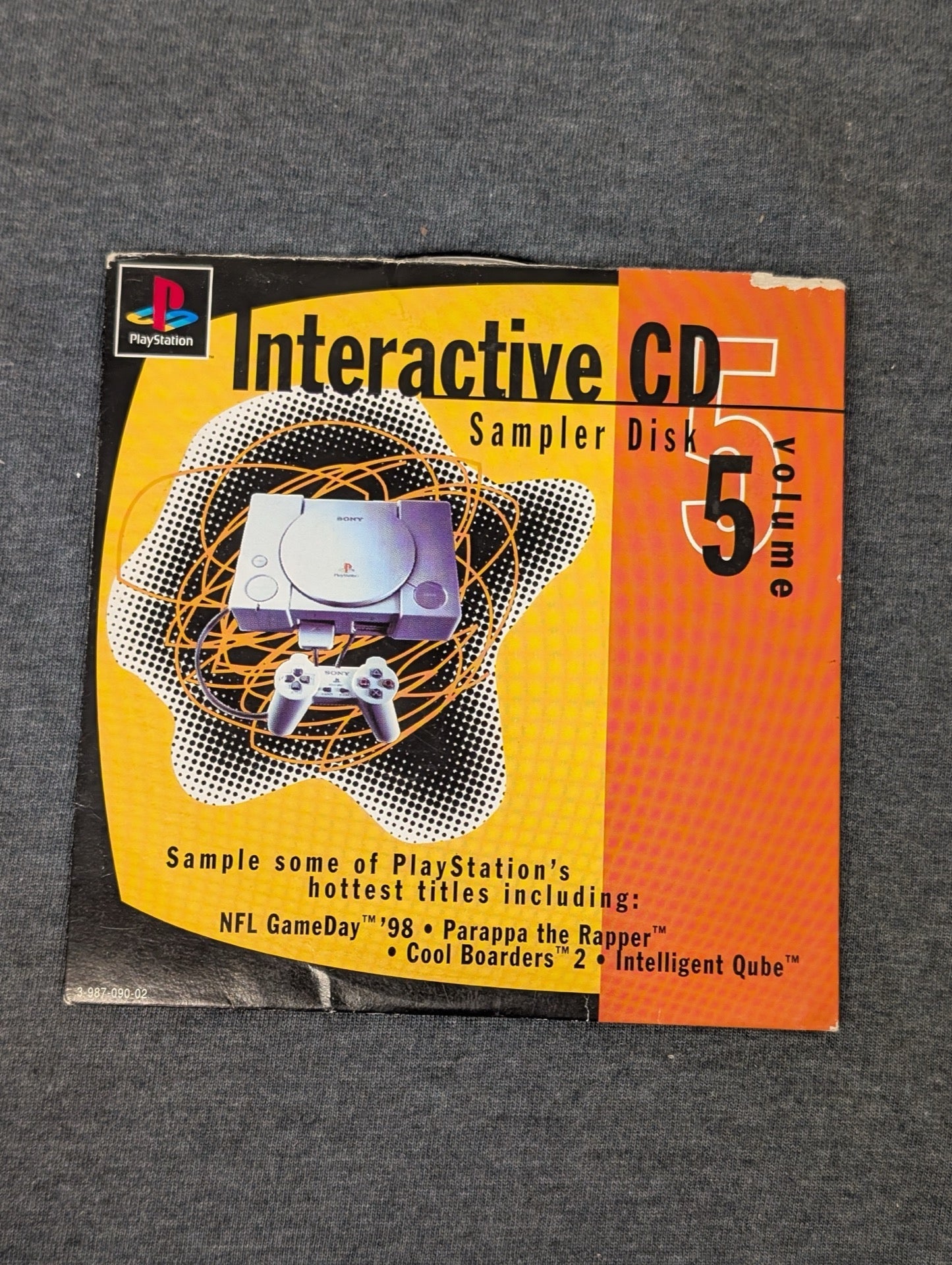 Front sleeve of PlayStation Interactive CD Sampler Disk Volume 5