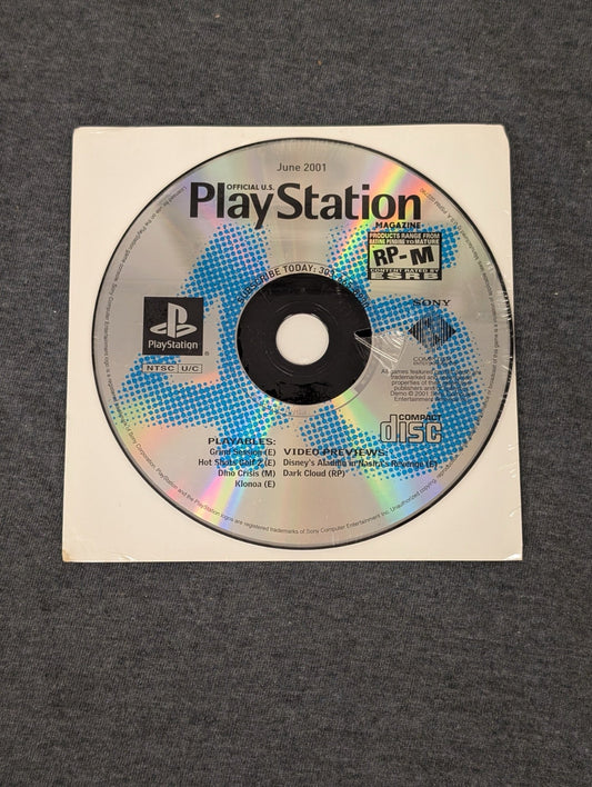 Sealed Official U.S. PlayStation Magazine June 2001 Demo Disc