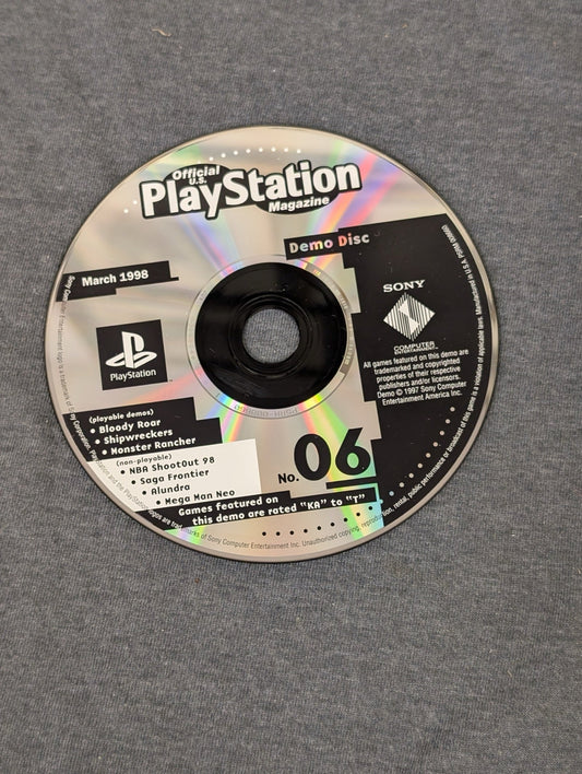 Official U.S. PlayStation Magazine March 1998 Demo Disc 06