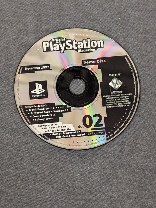 Official U.S. PlayStation Magazine Nov 1997 Demo Disc 02