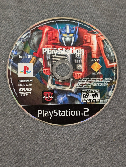 Official U.S. PlayStation Magazine Issue 81 PS2 Demo Disc