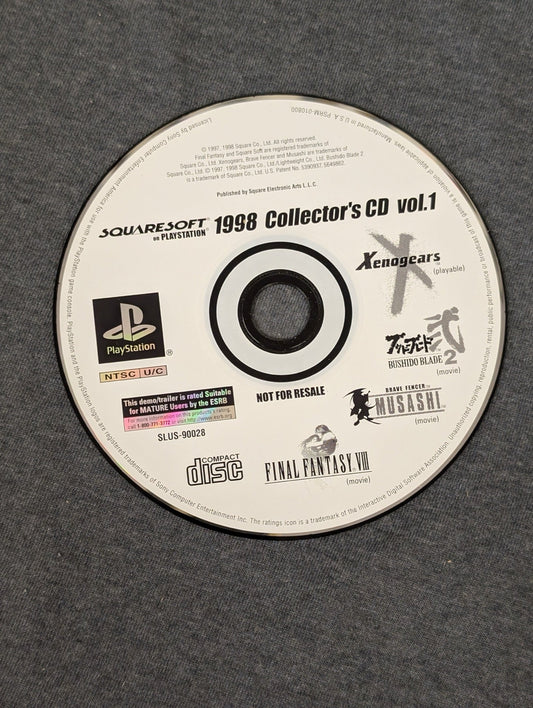 SquareSoft 1998 Collector's CD Vol 1 disc