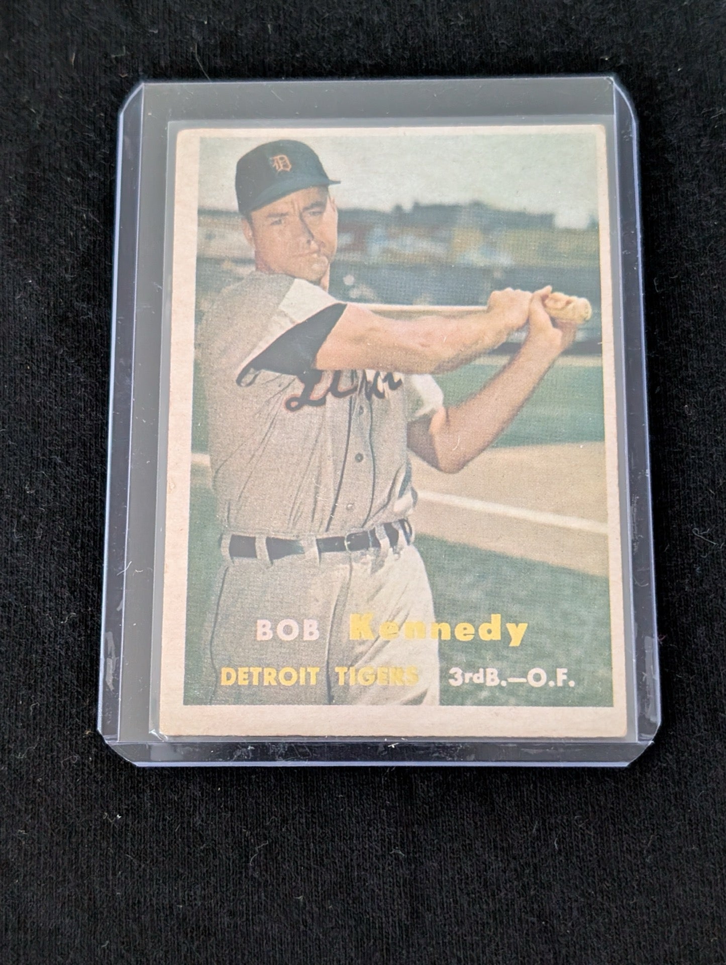 1954 Bowman Bob Kennedy Detroit Tigers baseball card