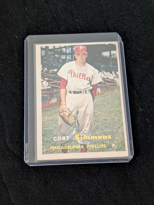1954 Bowman Curt Simmons Philadelphia Phillies baseball card