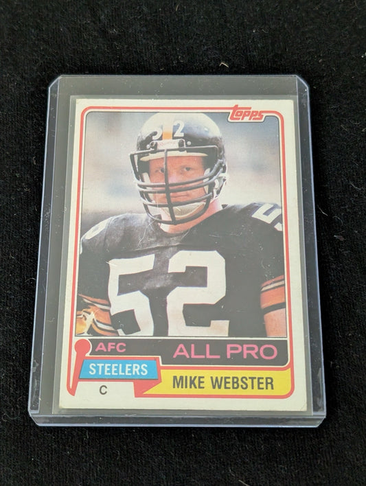 1980 Topps Mike Webster All Pro Pittsburgh Steelers Card